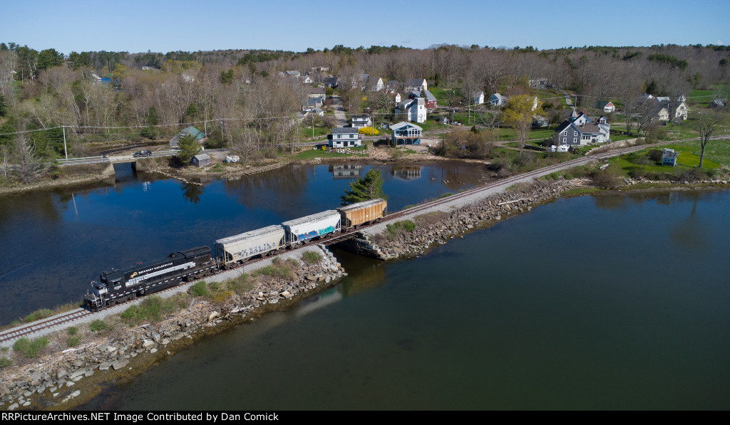 FGLK 2310 Westbound at Damariscotta Mills